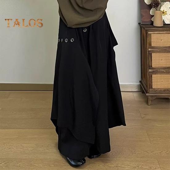 Muži Kalhoty Nepravidelný Japonský styl Volné Culottes Zip Knoflíček Lízačka Model Ukázka Kostým Dovolená Práce Denní nošení Kalhoty