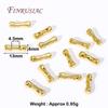 18K Gold Plated 2 Holes Separators Bars,Irregular Shape Spacer Bar,Handmade Decorative DIY Beading Jewelry Materials
