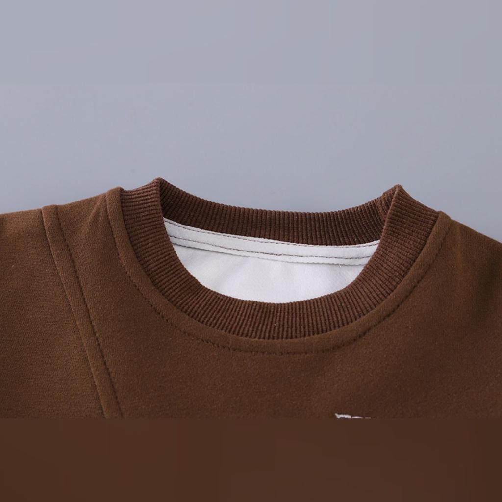 Kids Casual Long-Sleeve Set, Comfortable Daily Wear Outfits