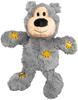 KONG Wild Knots Bear Dog Toy - Knotted Rope Bear with Minimal Filling - Durable Chew Toy for Small / Medium Dogs