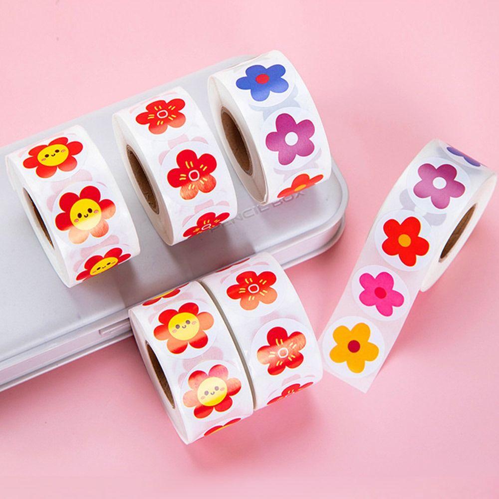 500Pcs/Roll Self-adhesive Praise Stickers Animal Reward Stickers Durable Inspirational Stickers