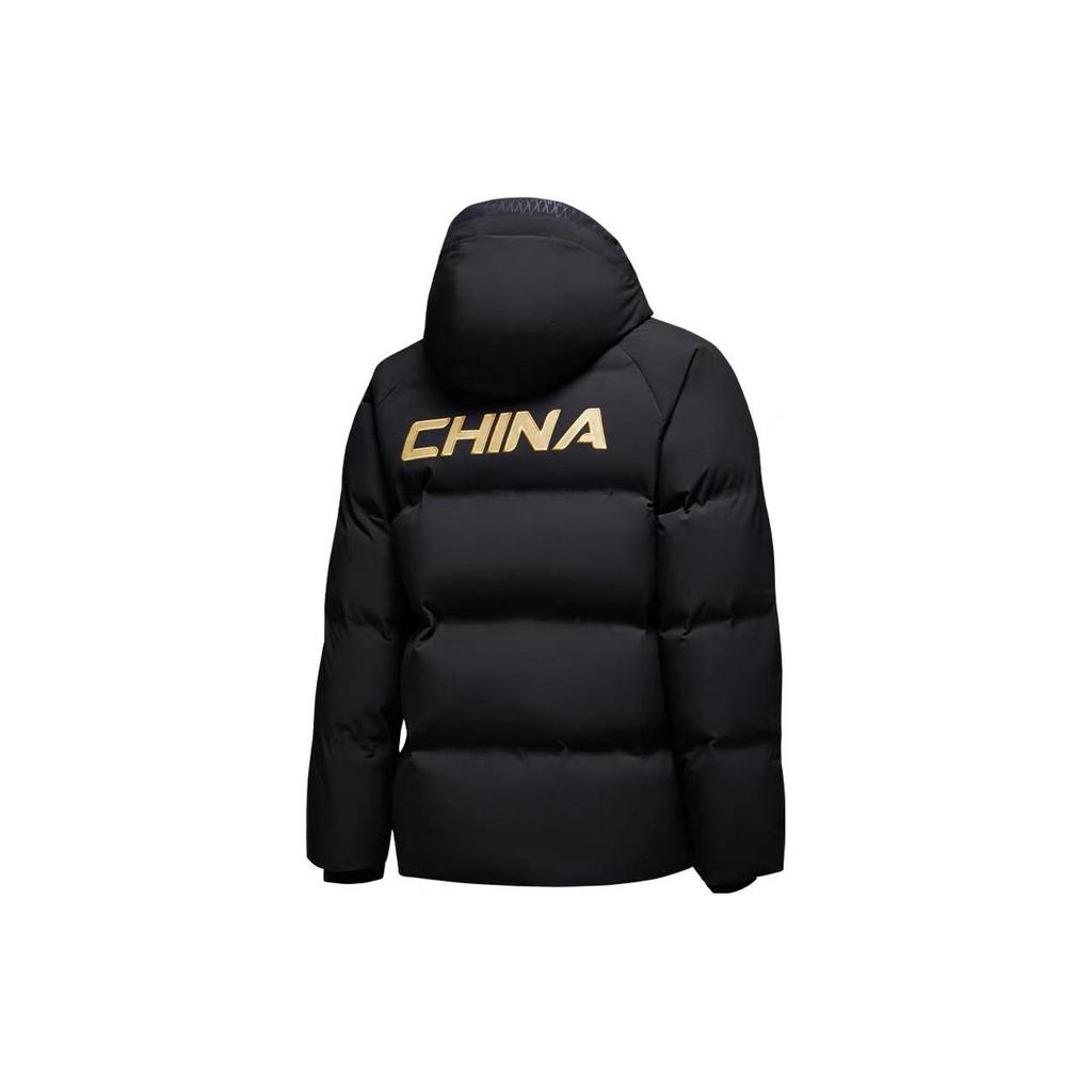 ANTA Down Jackets Men's Black Hooded Moderate Other 452340106-1