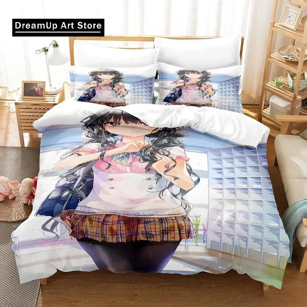 3d Printed Anime Masamune-kun's Revenge Bedding Set Single Twin Full Queen King Size Bed Set Adult Kid Bedroom Duvet cover Sets