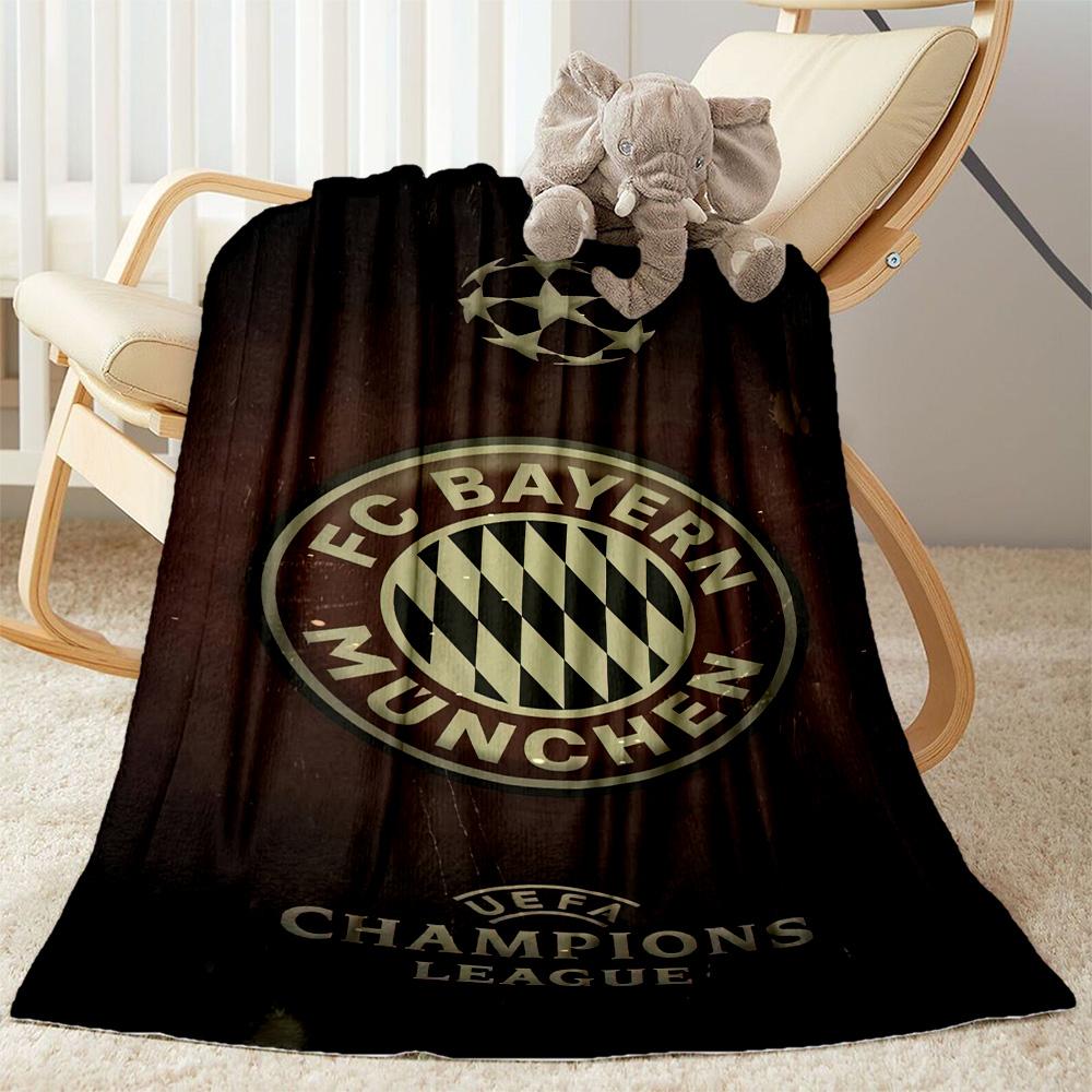 Bayern Munich Blanket Ultra-Soft Perfect for Office Picnics Livingroom for All Occasions Playful Design Best Holiday Gift for Friends Family