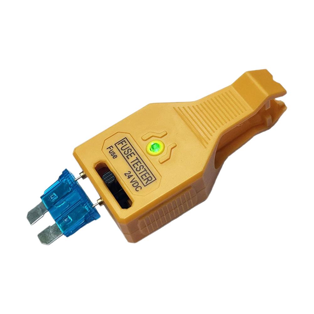 Testeur de fusible de voiture/Extracteur de détection de fusible/Testeur de continuité de fusible/Outil de démontage inspecteur de voiture DC24 universel