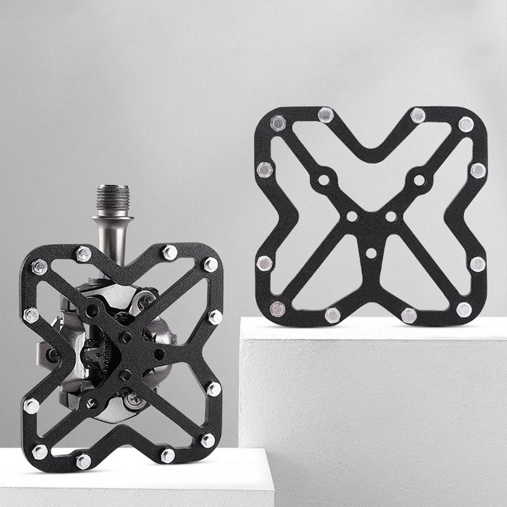 Bicycles Clipless Pedal 1 Pair Pedal Platform Adapter Aluminum Alloy Bike Pedal Adapter Platform Adapters Cleats Pedal