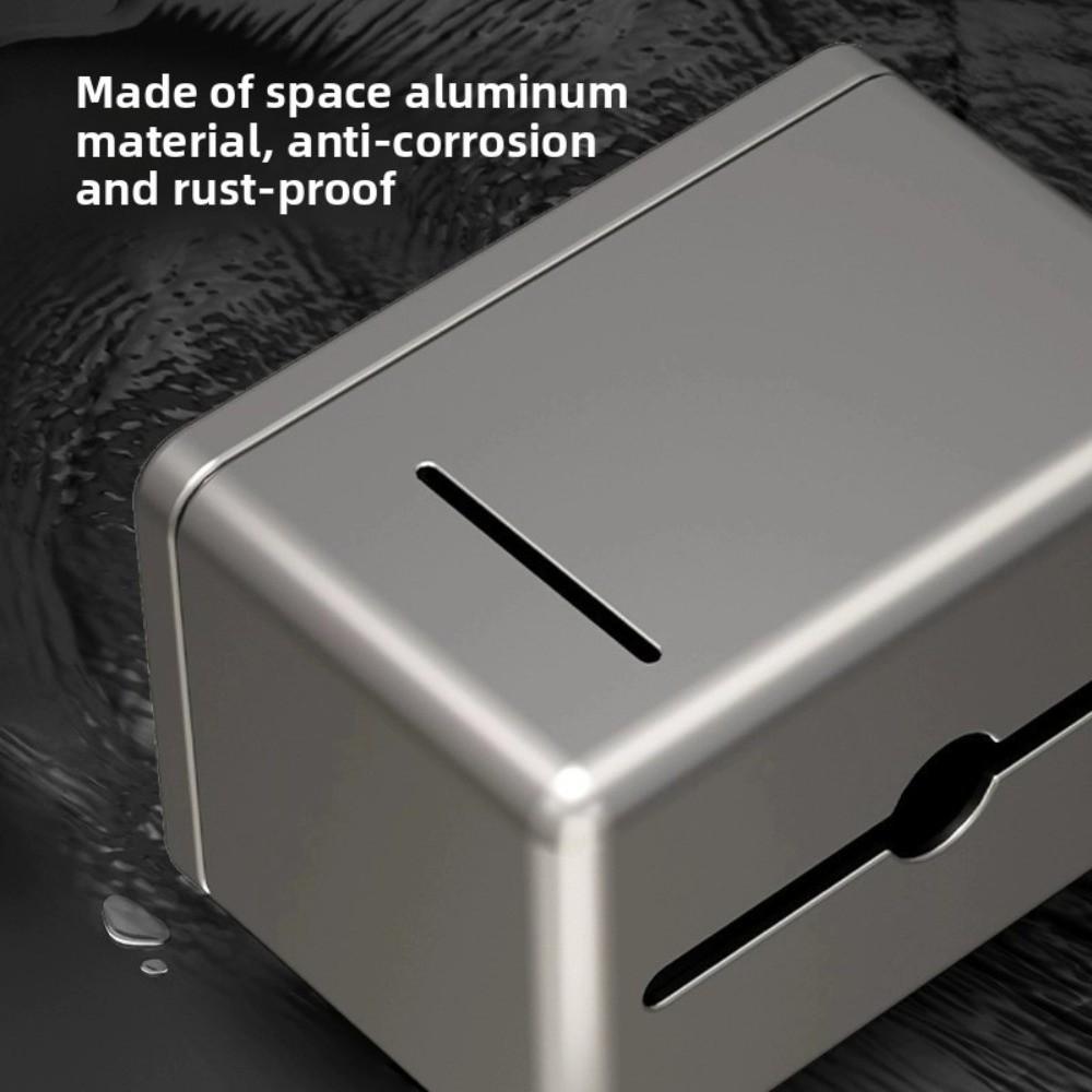 Removable Bathroom Tissue Holder Rustproof Napkin Box Toilet Paper Holder  Home Storage