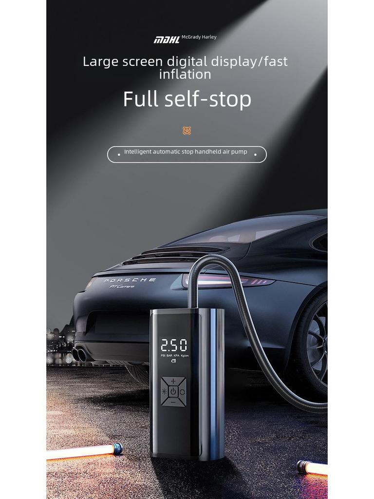 Portable Wireless Electric Car Air Pump with Lighting
