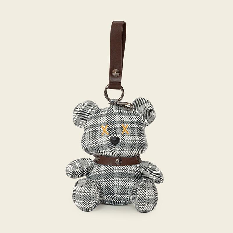 Leather Pony Keychain Cute Plush Animal Bag Charm For Kids And Teens