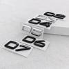 3D Auto ABS  Badge Emblem Sticker for Volvo D2 D3 D4 D5 D6 D7 Logo V40 S40 S60 S70 S80 V50 Exterieur Accessoires