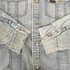 LEE 80s-90s Vintage Tag Made in USA Men’s L Chambray Shirt Soft Denim Jacket(USED)