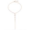 RUI RUI YU Retro Style Simple Artificial Pearl Bead Pendant Tassel Necklace