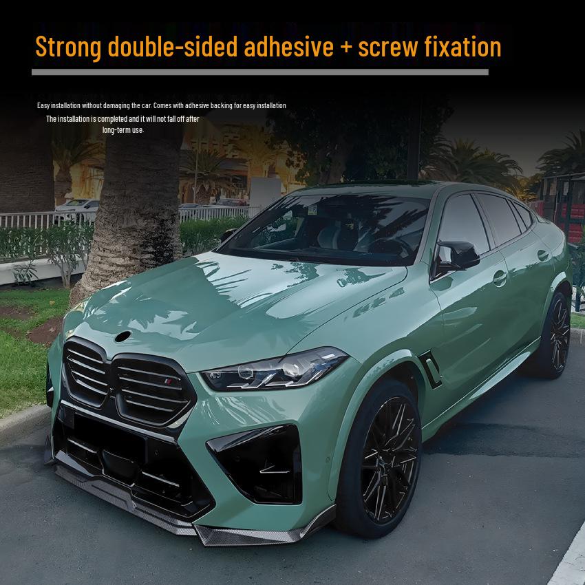 Front Lip Spoiler Kit for BMW X5M F95 & X6M F96 LCI 2024+