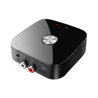 Bluetooth-compatible 5.3 Sound Receiver 3.5mm USB Wireless Adapter with Remote Control for Car Speaker Amplifier