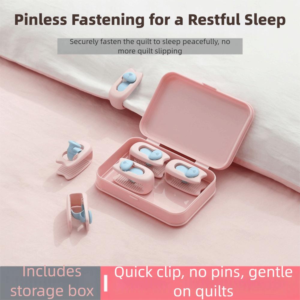 6Pcs Nonslip Quilt Clip No Damage Design Quilt Fasteners Duvet Clips  Curtain Fixation