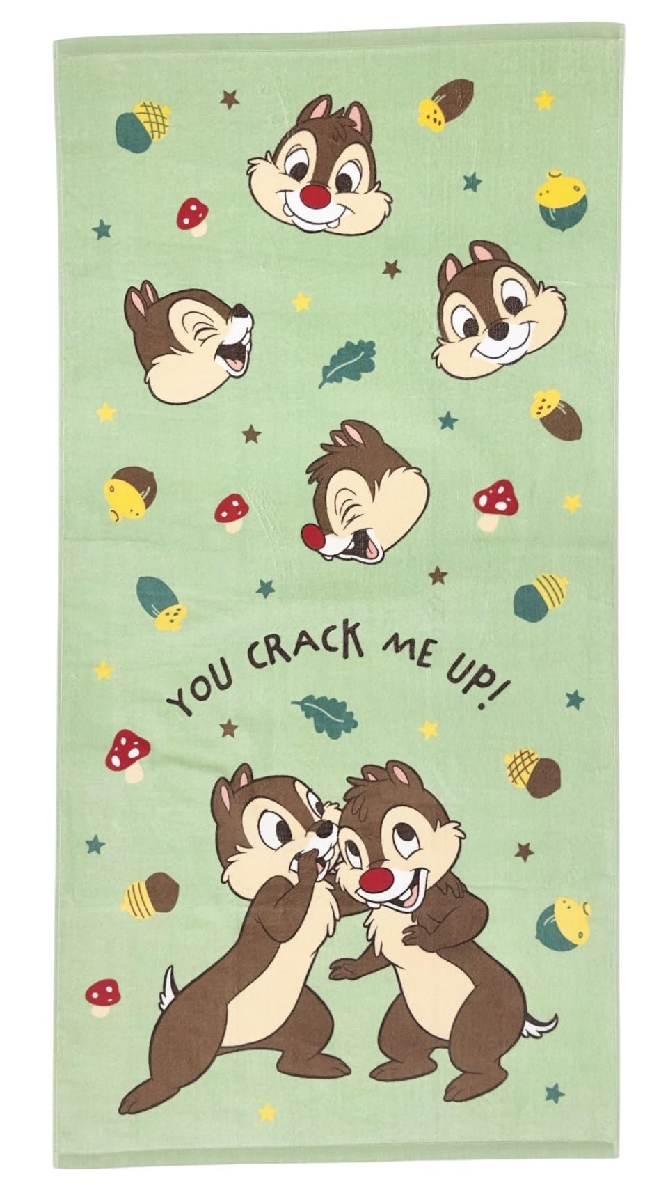 

Disney Character Bath Cotton Chip Towel, Approx. 60x120cm, 100% ((B) & Dale)