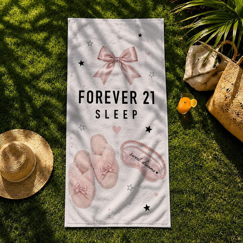 Fashion Brand F-Forever 21 S-Sleep Towel Towel beach towel, quick drying absorbent bath towel for Swim,Gym,Camping,Outdoor hot