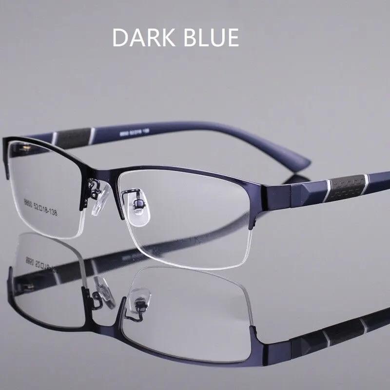 Lesebrille Herren Damen Hohe Qualität Halbrand Dioptrienbrille Business Männlich Alterssichtig Brille +1.0 1.5 2.0 2.5 4