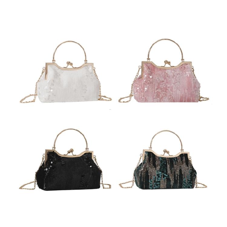 Sparkling Sequins Clutch Purses Fashion Handbag Wedding Party Shoulder Bag
