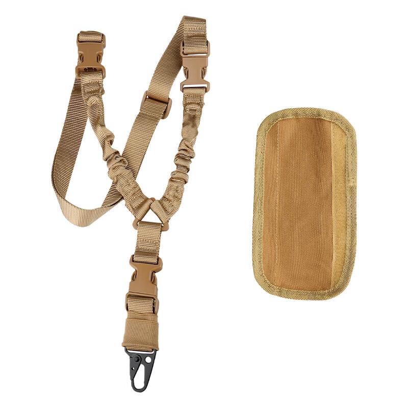 Tactical Single Point Sling with Shoulder Pads (Pair)
