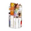 360 Degree Rotating Cosmetic Storage Organizer Skincare Stand Multilayered Acrylic Rack for Makeup and Beauty Tools