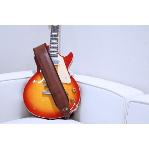 RightOn! STRAPS Guitar Strap, Width 8cm, Length 98-153cm, B-CHARM, Brown