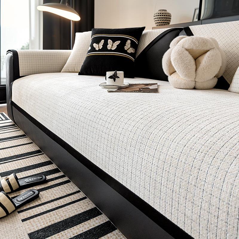 

Подушка для дивана в современном стиле, Свежая и элегантная нескользящая подушка для дивана, Универсальный чехол для дивана из шенилла на все сезоны 90*160cm