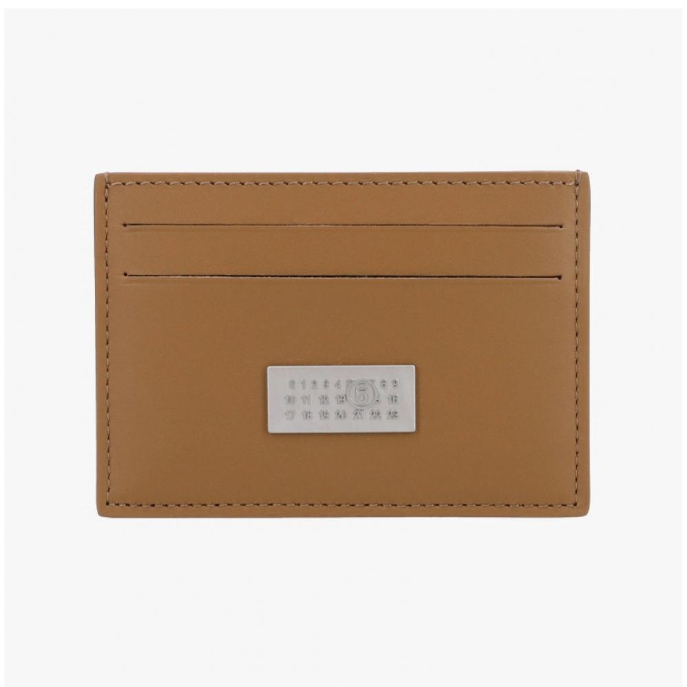 Maison Margiela Sa5ui0013 P7258 T2155 Mm6 Numbering Logo Metal Patch Card Holder