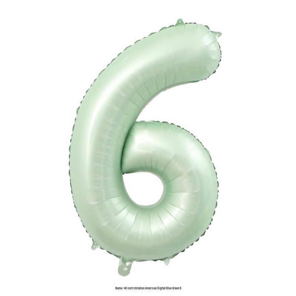40-Inch Cream Number Balloon for Kids' First Birthday Party Decoration
