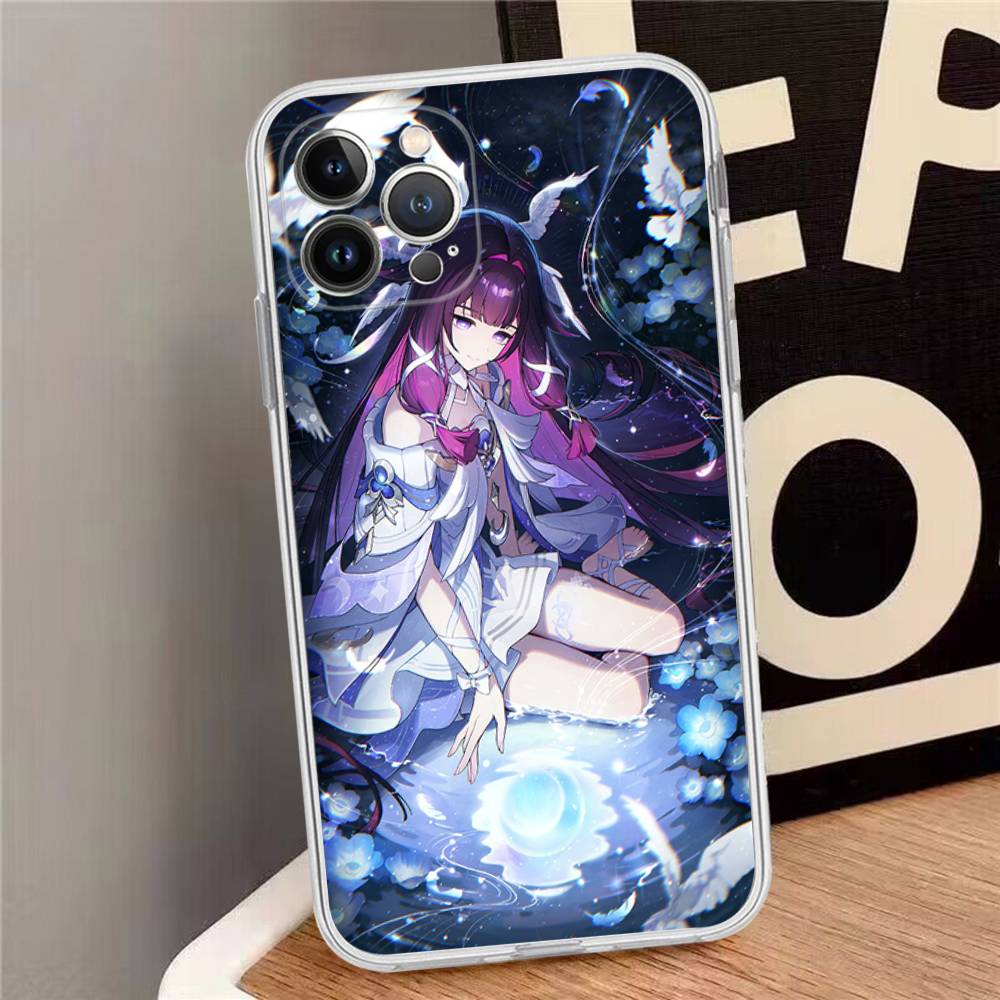 Genshin Impact Columbina Phone Case For IPhone 17 16 15 Plus 14 13 Mini 12 11 Pro Max Soft Shell Cover