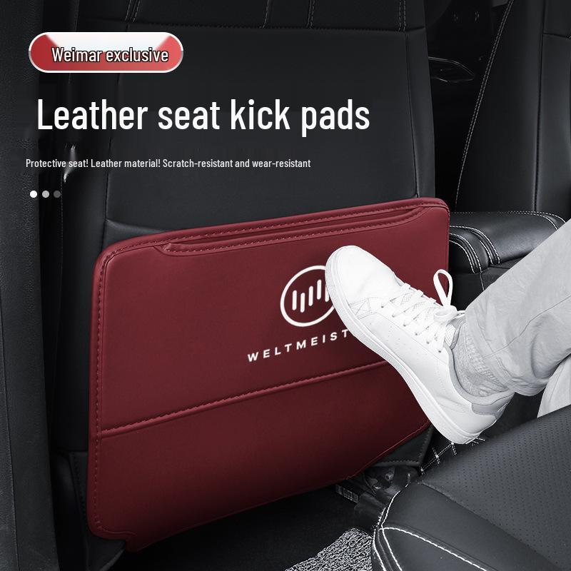 WM EX5 Car Seat Kick Mat: W6 Interior Decoration & Rear Seat Back Protector for EX6