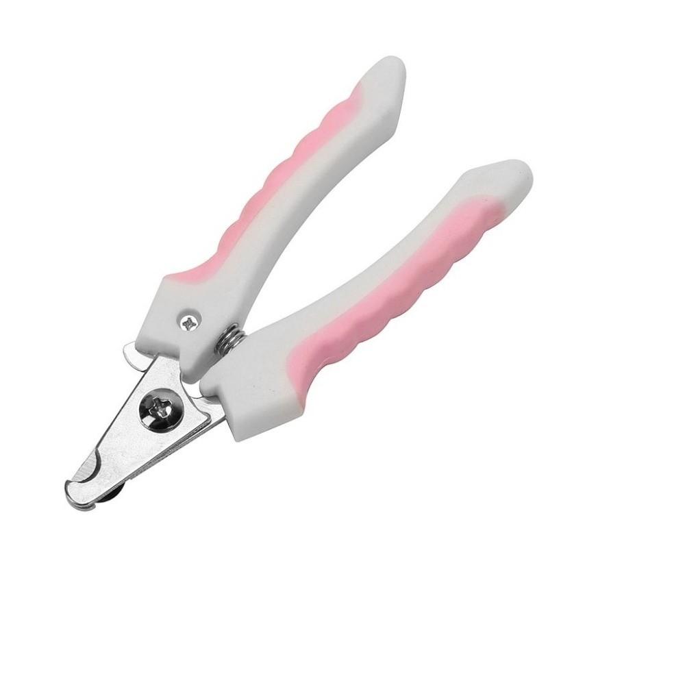 

Creative Safe Stainless Steel Cat Grooming Pet Nail Cleaning Nail Clippers Dog Supplies pink-S
