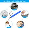 Deburring Tool Set for 3D Printer 11PCS Mix Blades Removing Burr 5PCS Needle File Micro Wire Cutter for 3D Print Plastic Model