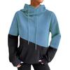 Lässiges modisches Sweatshirt für Damen, einfarbig, mit Kapuze