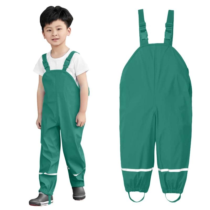 Kinder Wasserdichte Regenhose Kleinkind Kinder Jungen Mädchen Regenhose Winddichte Wasserdichte Latzhose Overall Kleidung