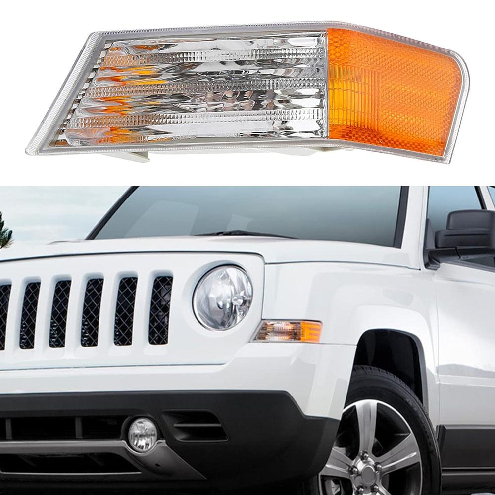 Přední levý parkovací blinkr obrysové světlo kryt pro Jeep Patriot