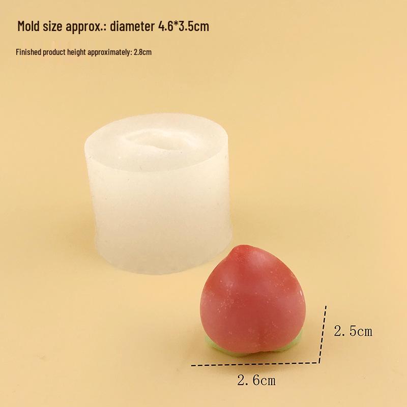 Mini silikonová forma na svírání nosu kaki pro DIY výrobu čokolády a pryskyřice