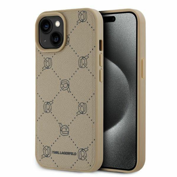 Karl Lagerfeld Klhmp15Spgkhphe Iphone 15 6.1 Beżowy/Beige Magsafe Karl Heads