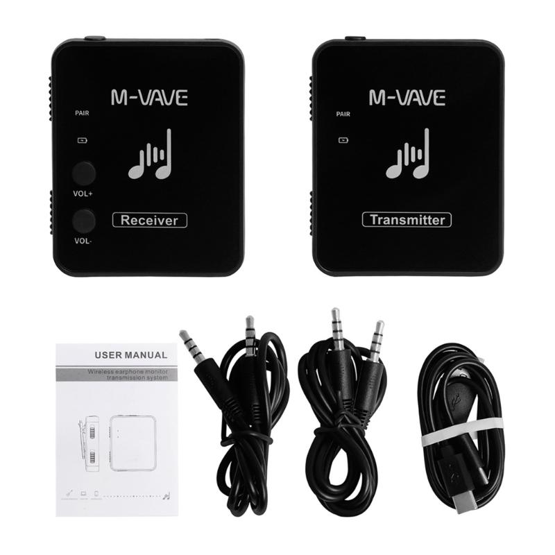 

Wireless In Ear Monitor System Studio Equipment Professional System Transmitter Guitar System With Rechargeable Battery 1