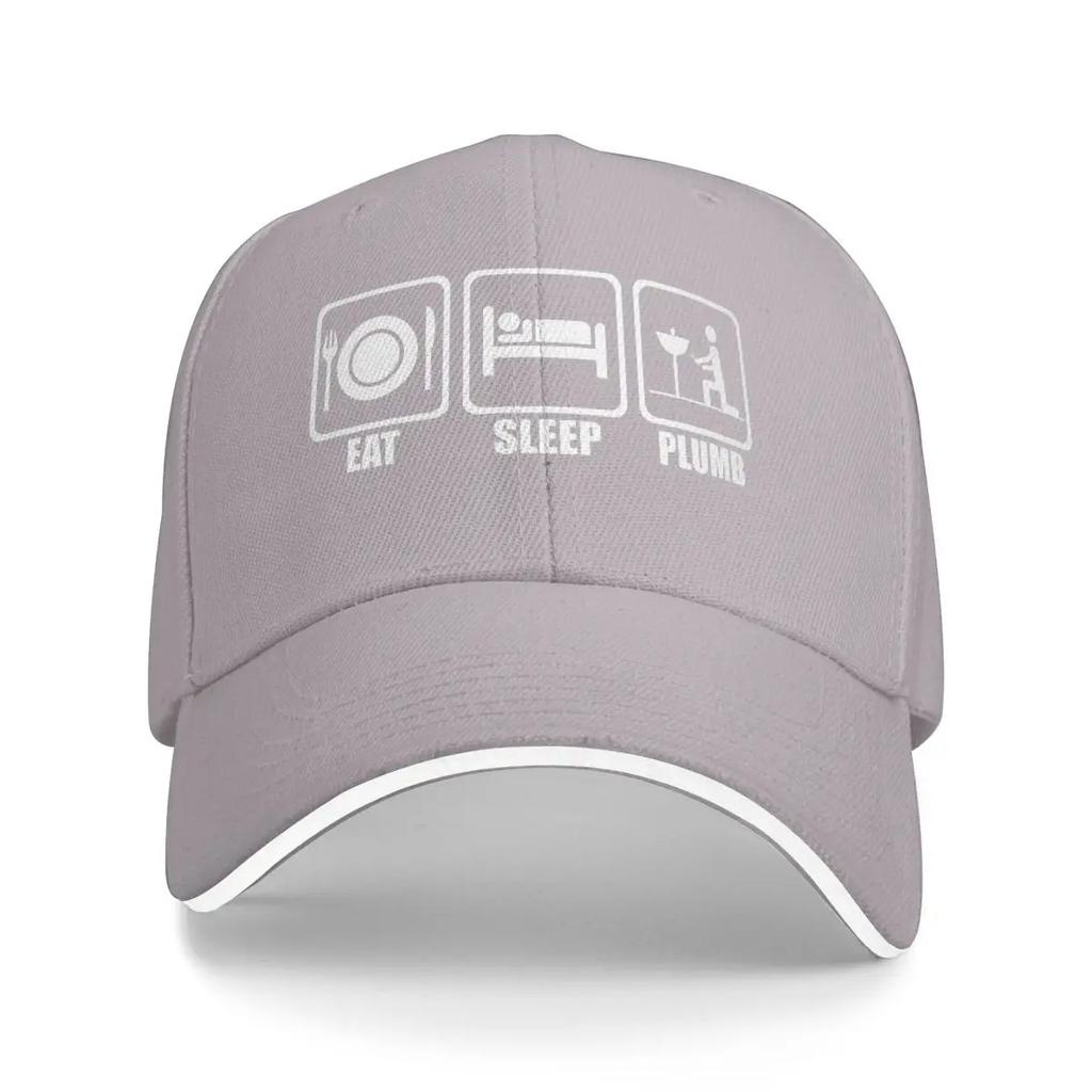 Baseball Caps Eat Sleep Plumb Plumber Plumbing Funny Casquette Men Women Casual Summer Hats