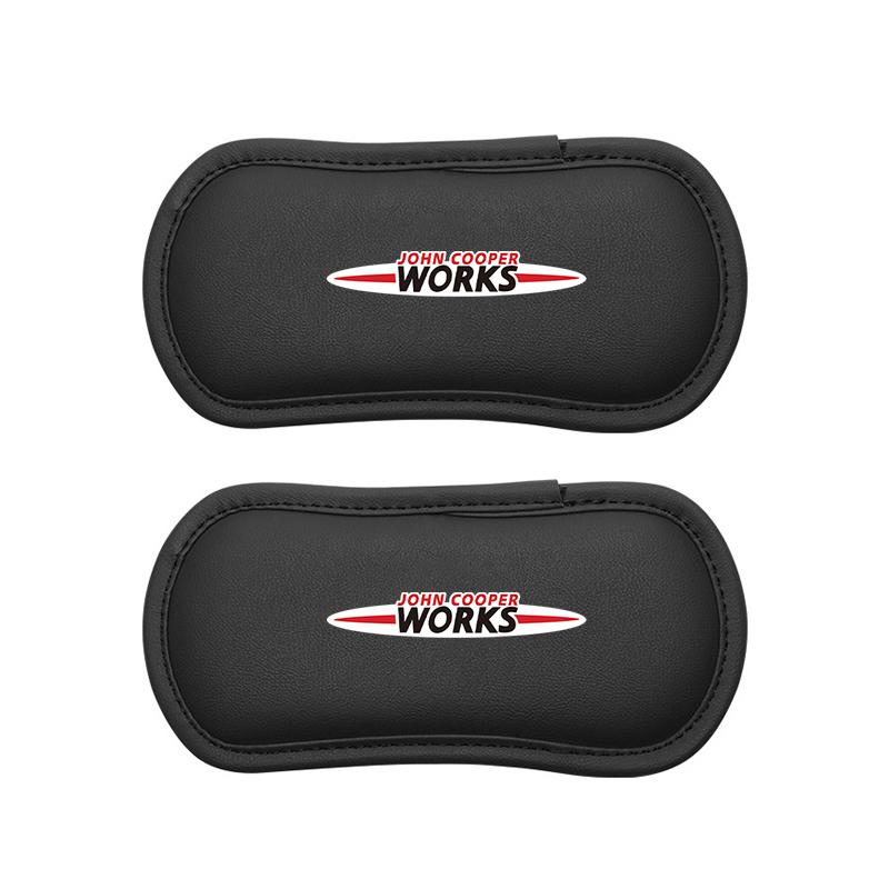 Car Interior Leg Knee Rest Pads Leather Cushion For MINI WORKS One Cooper JCW Countryman Clubman Cabrio Paceman Coupe Roadster