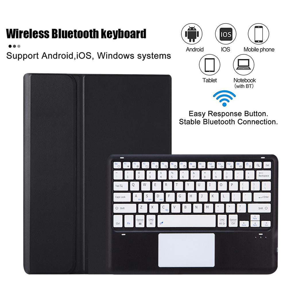 Portable Tablet Sleeve for Samsung Galaxy Tab S8 Ultra 14.6" Detachable Bluetooth Touch Magnetic Keyboard Cover With Pen Stand