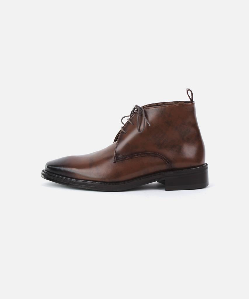 Custommood Bellan Cowhide Chukka Boots (Heritage Brown)