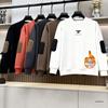 Men's Plus Velvet Round Neck Long Sleeve Autumn/Winter Sweatshirt - Casual, Warm, and Stylish.