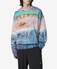 Jw Anderson Art Print Sweater - Cornflower Blue / Kw1222Yn0373835