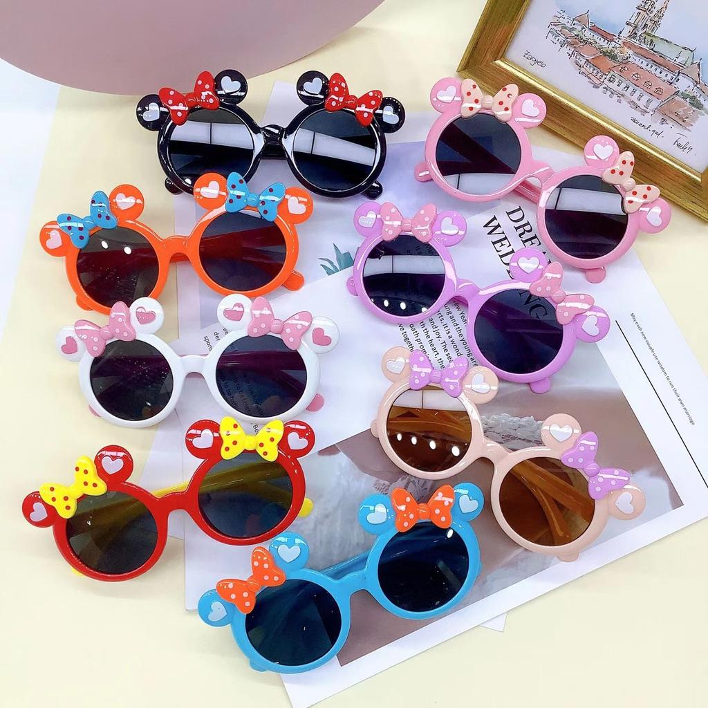 Bunny Children'S Sunglasses Baby Cute Sunglasses Uv Protection Cartoon Super Cute Bow Glasses Women
