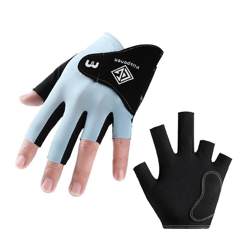 Billiards Gloves High End Three Finger Gloves with Finger Exposed Anti Slip Wear Resistant Ice Silk Breathable