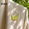Decorative Metal Lapel Pin Chinese Style Paper Kite Brooch, Enamel Butterfly Goldfish Swallow Vintage Women Jewelry Badge, for Clothing Scarves