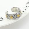 Fashionable Sunflower Ring Sunflower Flower Open Ring Jewelry Fashion