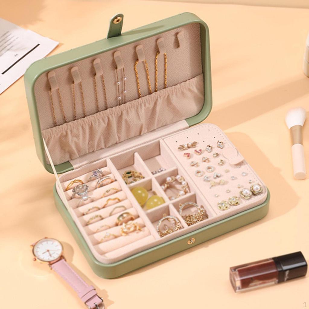 Jewelry Storage Box, Compact, Multifunctional, Gift Organizer, Holder for Necklaces, Bracelets